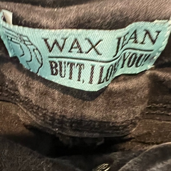 WJ1.728 Wax Jeans Black Juniors Size 3 • Rise 9 • Inseam 28 - Picture 3 of 5